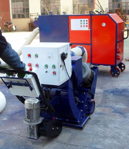 intergrated sheet plate shot blast machine 