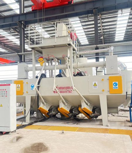 SS6912 Steel strip shot blasting machine